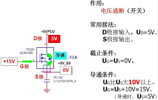 場效應管電路圖符號