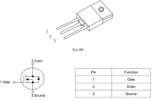 變頻器mos管,KNX42150A,2.8A/1500V