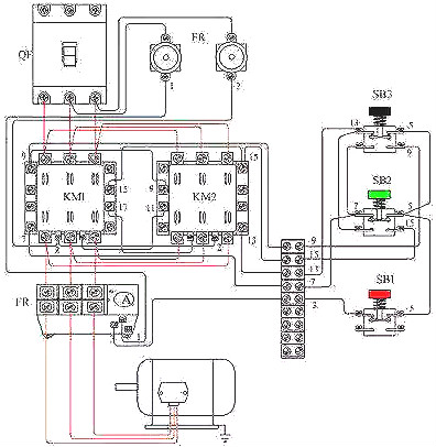 三相異步電動機(jī)接線圖