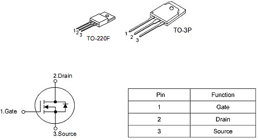 逆變器專用MOS,50A/ 250V,KNX3725A