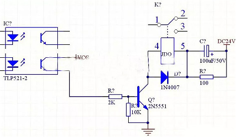 繼電器,晶體管,驅(qū)動(dòng)電路