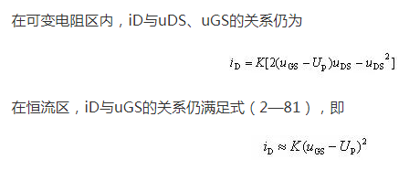 mos管的轉移特性曲線