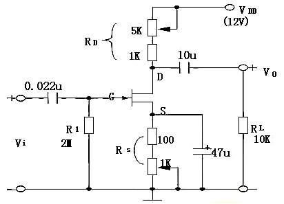 場效應管，共源極放大器