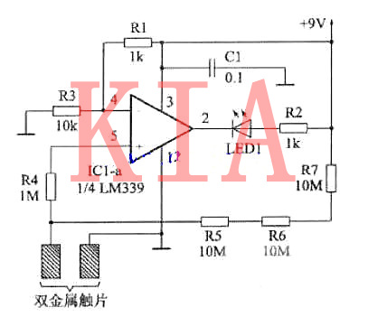 觸摸開關 電路圖