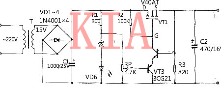 直流穩壓電源電路圖