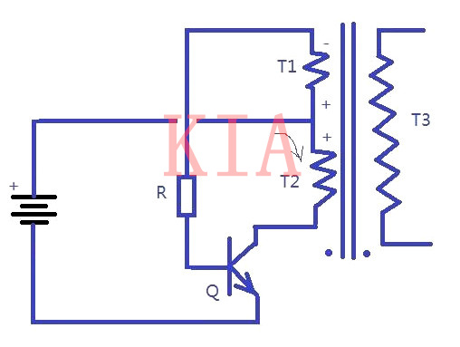 單管自激振蕩電路