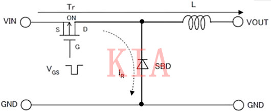 電感的升壓、降壓原理圖文分析-KIA MOS管