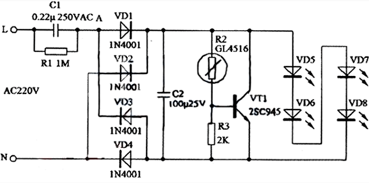 【實用電路】LED驅動電源電路圖分享-KIA MOS管