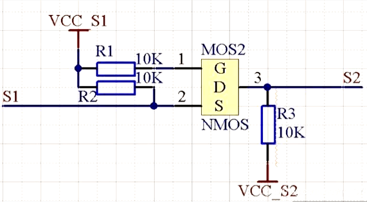 NMOS 雙向電平轉換電路