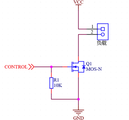 NMOS PMOS 電源開關