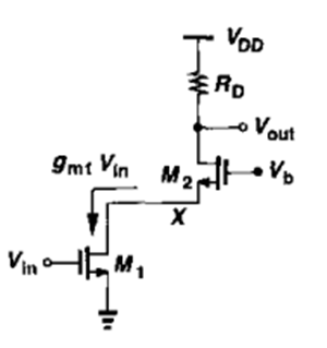 共源共柵級的小信號增益、放大過程-KIA MOS管