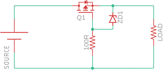 反極性 保護(hù)電路 PMOS