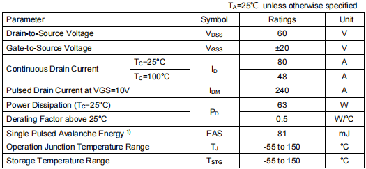 80a60v,KCY3406A場(chǎng)效應(yīng)管