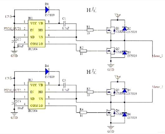 pwm驅動h橋,原理,電路