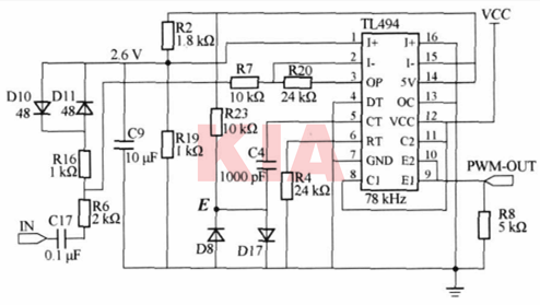 tl494驅(qū)動(dòng),tl494電路