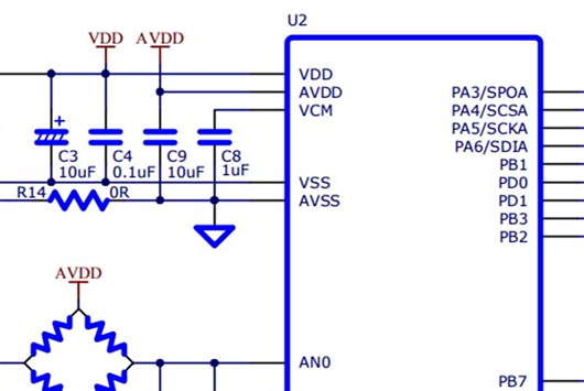 電路中的DVDD,DVSS,AVDD,AVSS區(qū)別-KIA MOS管