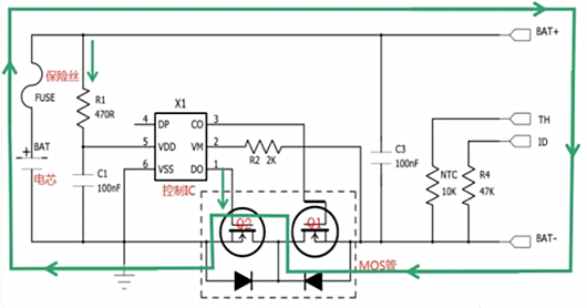 bms電池管理mos