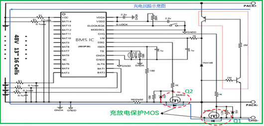 bms mos，bms電池管理mos管應用方案-KIA MOS管